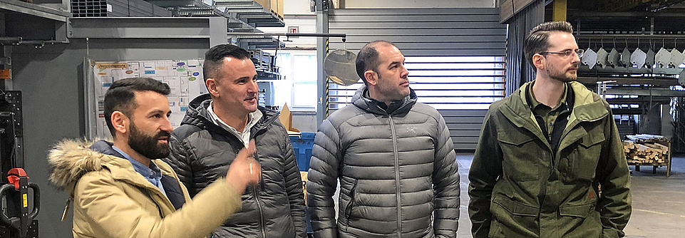 US company visit the headquater in Germany