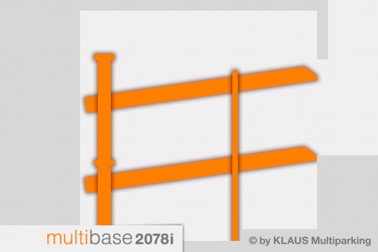graphic scheme animation parking system multibase 2078i