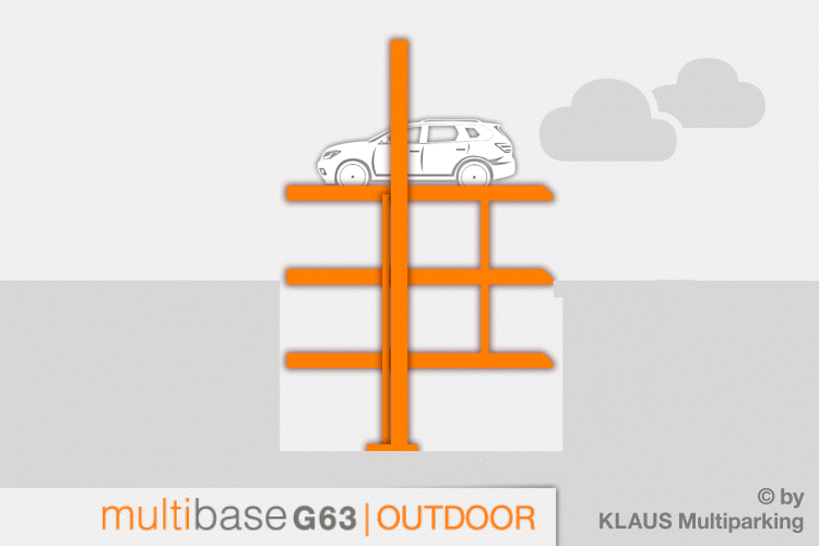 animation graphic scheme parking system multibase g63 outdoor