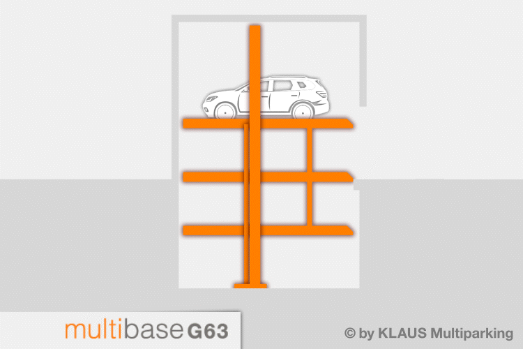 animation graphic scheme parking system multibase g63