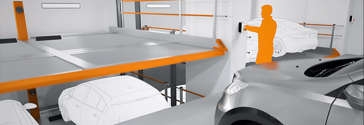 KLAUS Multiparking america Parkers parking system operation MultiBase graphic header 